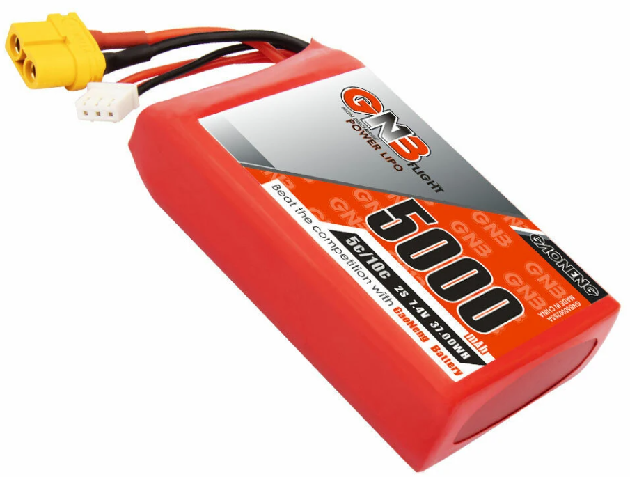 Акумулятор GAONENG GNB 2S 7.4V 5000mAh 5C XT60
